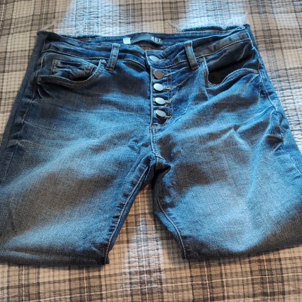 Kut from the Kloth High Rise Blue Jeans - Picture 2 of 5